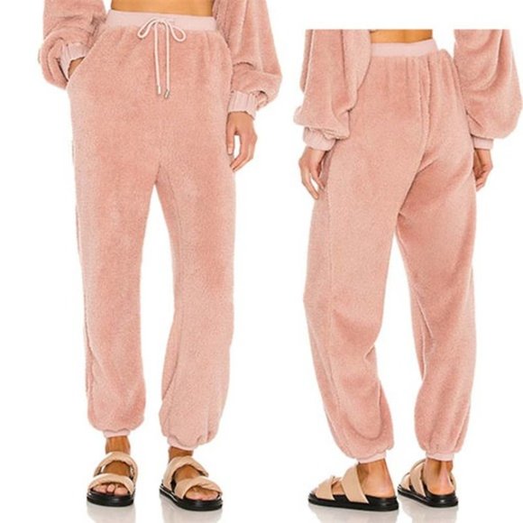 LPA Pants - LPA Carter Pant Pink Fuzzy Faux Women's XS NWT